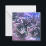 Carte De Correspondance Cracked Glass Hearts<br><div class="desc">Cracked Glass Hearts</div>