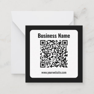 Carte De Correspondance Create Your Own QR Code   Transperant