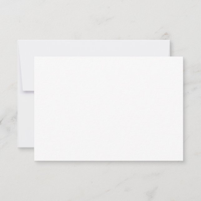Carte De Correspondance  Create your own white (Devant)