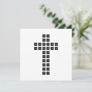 Carte De Correspondance Créer un Motif croisé avec n'importe quel logo ou 