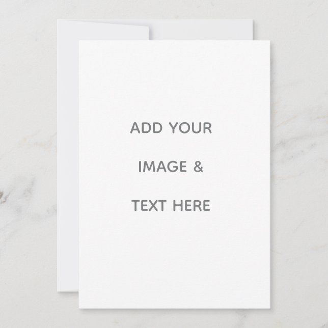 Carte De Correspondance Créez votre propre blanc  (Devant)