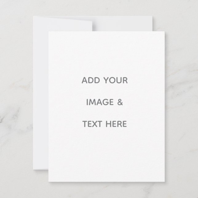 Carte De Correspondance Créez votre propre blanc  (Devant)