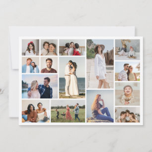 Carte De Correspondance Créez Votre Propre Collage De 15 Photos 