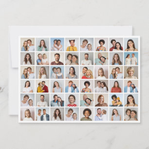 Carte De Correspondance Créez votre propre collage de 48 photos 
