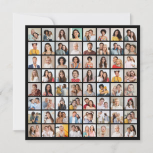 Carte De Correspondance Créez votre propre collage de 64 photos
