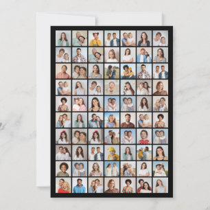 Carte De Correspondance Créez Votre Propre Collage de 70 Photos