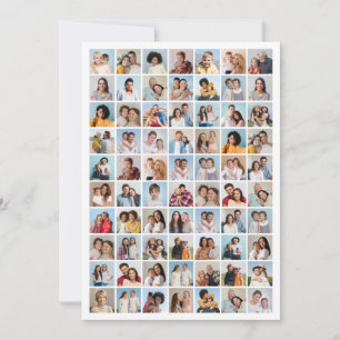 Carte De Correspondance Créez Votre Propre Collage de 70 Photos