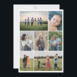 Carte De Correspondance Créez votre propre collage de 7 photos<br><div class="desc">Créez votre propre collage de 7 photos pour Noël, les anniversaires, les mariages, les anniversaires de mariage, les remises de diplômes, la fête des Pères, la fête des Mères ou toute autre occasion spéciale, avec notre outil de conception facile à utiliser. Ajoutez vos photos préférées d'amis, de famille, de vacances,...</div>