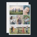 Carte De Correspondance Créez votre propre collage de 7 photos<br><div class="desc">Créez votre propre collage de 7 photos pour Noël, les anniversaires, les mariages, les anniversaires de mariage, les remises de diplômes, la fête des pères, la fête des mères ou toute autre occasion spéciale, avec notre outil de conception facile à utiliser. Ajoutez vos photos préférées d'amis, de famille, de vacances,...</div>