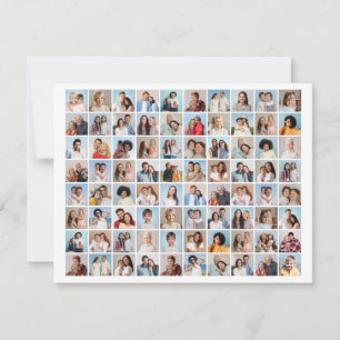 Carte De Correspondance Créez votre propre collage de 80 photos