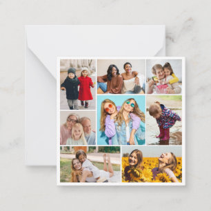 Carte De Correspondance Créez votre propre collage de 8 photos