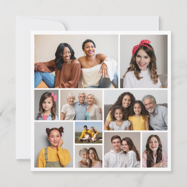 Carte De Correspondance Créez votre propre collection de photos 10 (Devant)