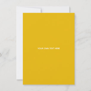 Carte De Correspondance Créez Votre Propre Conception Personnalisée Jaune