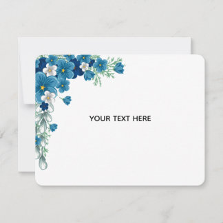 Carte De Correspondance Créez Votre Propre Floral