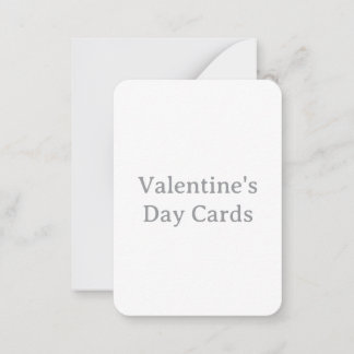 Carte De Correspondance Créez Votre Propre Saint-Valentin Rond Personnalis