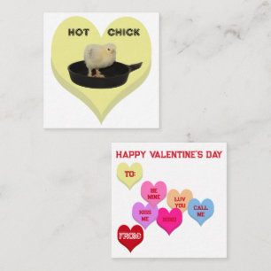Carte De Correspondance Critters de la Saint-Valentin Cœurs de conversatio