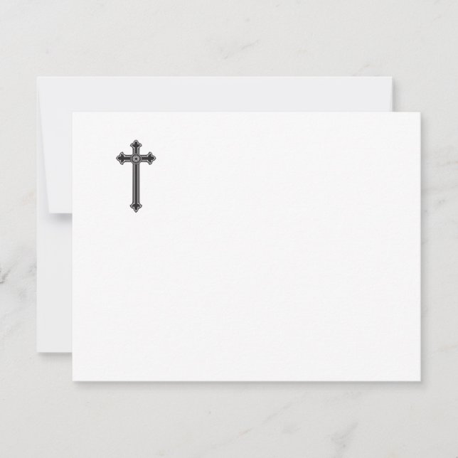 Carte De Correspondance croix chrétienne (Devant)