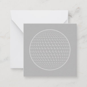 Carte De Correspondance CUSTOM COLOR Golfing Art