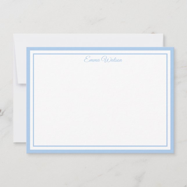 Carte De Correspondance Custom Name Note Card (Devant)