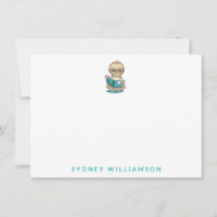 Cute Bookworm Sloth Lecture de Livres Personnalisé