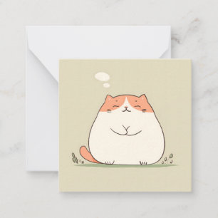Carte De Correspondance Cute mode de vie des chats