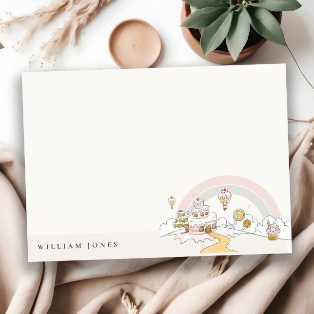 Carte De Correspondance Cute Pastel Sweet Time Candy Land Anniversaire de  (Créateur téléchargé)