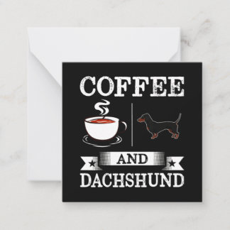 Carte De Correspondance Dachshund mignon chien