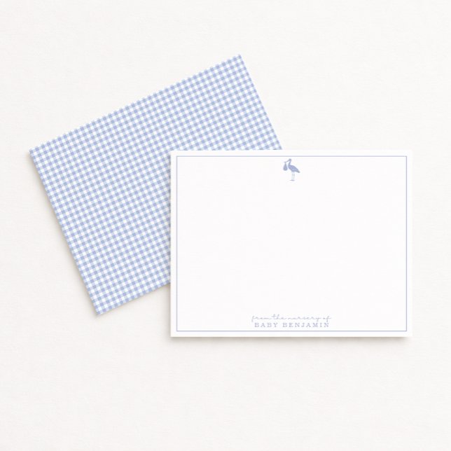 Carte de correspondance de la nurserie à motif gin (Créateur téléchargé)