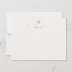 Carte de correspondance de la nurserie Petite Étoi
