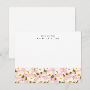 Carte De Correspondance De la part de Fleur de Pissenlit à motif Fleur Bla