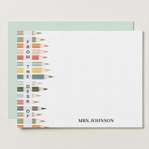 Carte De Correspondance De la part du papier à lettres personnalisé de l'e