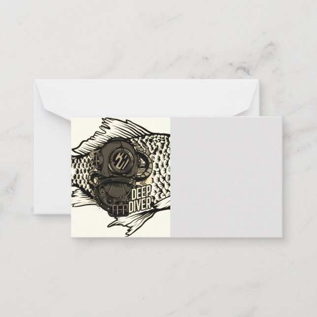 Carte De Correspondance Deep Diver (Devant)