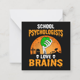 Carte De Correspondance Déguisement Halloween Les Psychologues Scolaires A