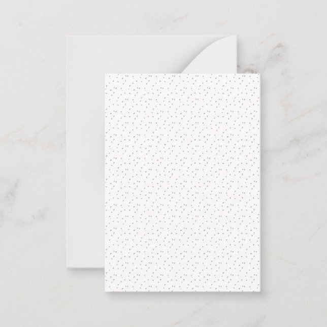 Carte De Correspondance Design de langue Six (Devant)