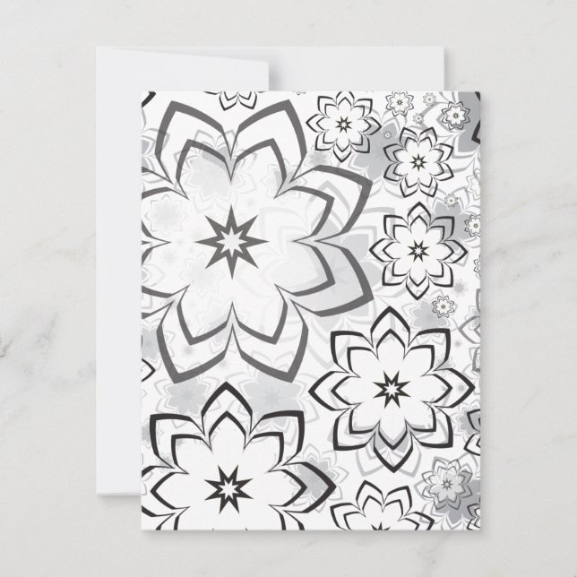 Carte De Correspondance Design floral 11 (Devant)