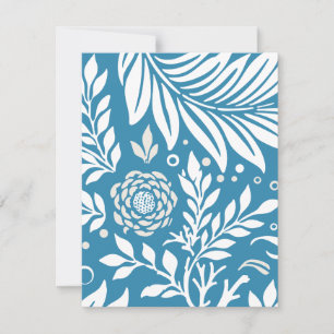 Carte De Correspondance Design floral 20