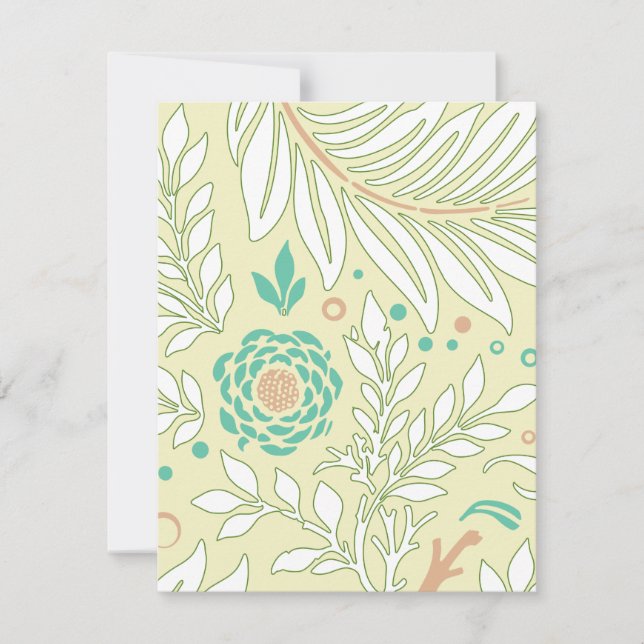 Carte De Correspondance Design floral 21 (Devant)
