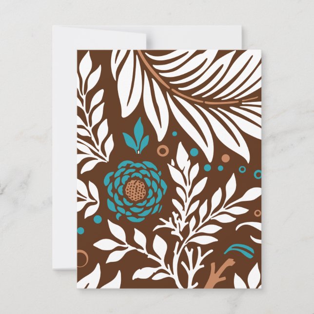 Carte De Correspondance Design floral 23 (Devant)