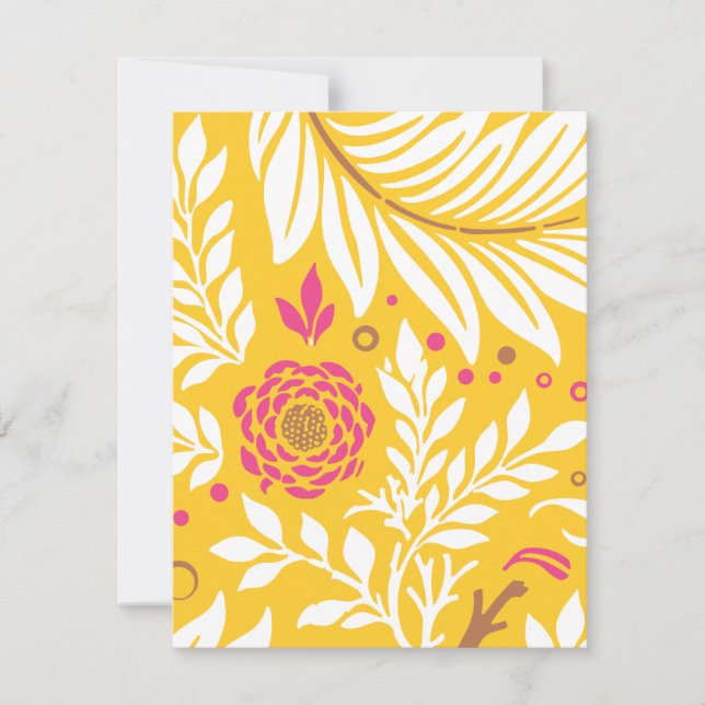 Carte De Correspondance Design floral 24 (Devant)