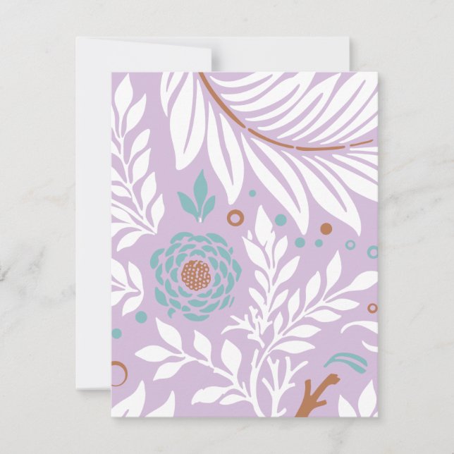 Carte De Correspondance Design floral 26 (Devant)