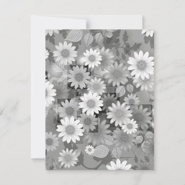 Carte De Correspondance Design floral 3 (Devant)