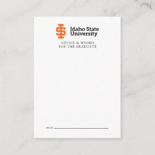 Carte De Correspondance Design officiel du logo de l'Université d'État d'I
