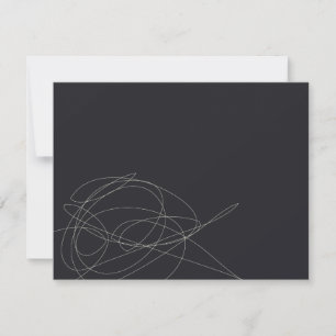 Carte De Correspondance DESIGNER SCRIBBLE N° 2 Papier à lettres personnel/