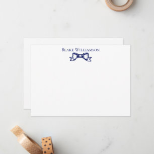 Carte De Correspondance DIY Colors Ruban à Nœud Élégant #6 Bleu
