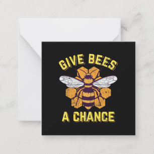Carte De Correspondance Donnez aux abeilles une chance
