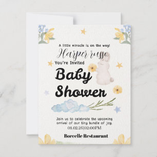 Carte De Correspondance Douces Débuts Collection de Baby Shower