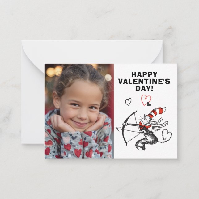 Carte De Correspondance Dr. Seuss Valentine's Day | Be My Valentine (Devant)