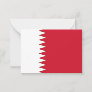 Carte De Correspondance Drapeau de Bahreïn