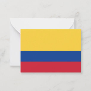 Carte De Correspondance Drapeau de Colombie