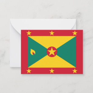 Carte De Correspondance Drapeau de la Grenade
